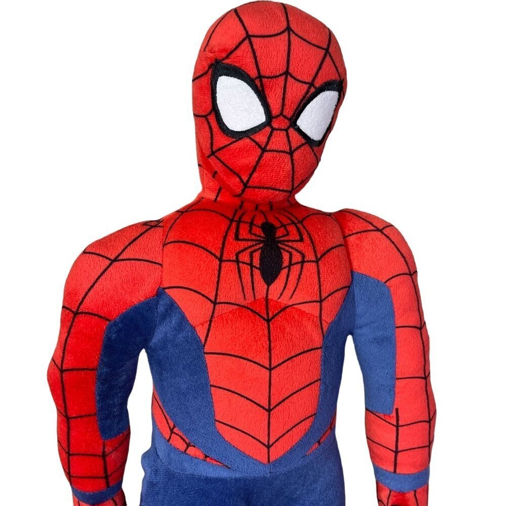Marvel Spiderman Stuffed Pillow Doll Set Plush Red Blue 2 Pieces - Picture 7 of 11